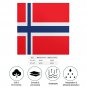 Norway Flag Scarf &acirc;�� FIFA World Cup 2026 Edition