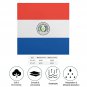 Paraguay Flag Scarf &acirc;�� FIFA World Cup 2026 Edition