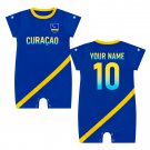 Custom Curaçao Soccer Baby Romper - 2026 World Cup Fan Jersey