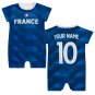 Custom France Soccer Baby Romper - 2026 World Cup Fan Jersey