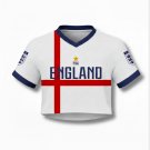 England Women’s Fan Crop Top Soccer Jersey FIFA World Cup 2026