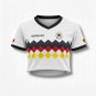 Germany Women’s Fan Crop Top Soccer Jersey FIFA World Cup 2026