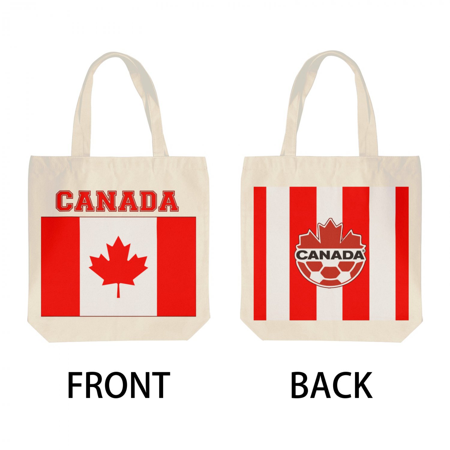 Canada Tote Bag FIFA World Cup 2026 - Premium Double Sided Print