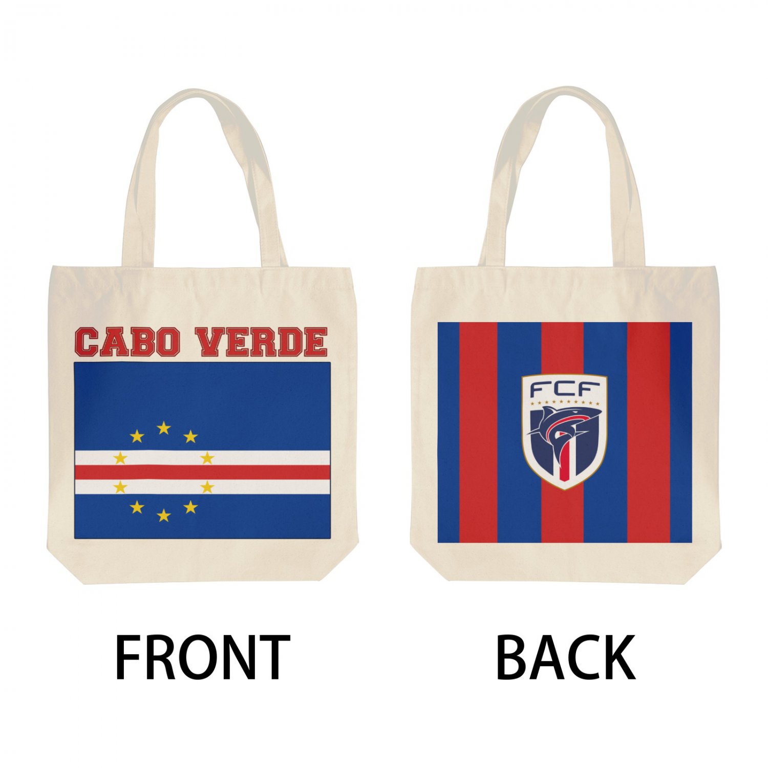 Cape Verde Tote Bag FIFA World Cup 2026 - Premium Double Sided Print