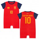 Custom Spain Soccer Baby Romper - 2026 World Cup Fan Jersey