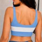 Argentina Flag Athletic Crop Top World Cup 2026 Soccer Fan Tank Top