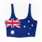 Australia Flag Athletic Crop Top World Cup 2026 Soccer Fan Tank Top