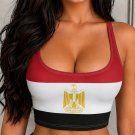 Egypt Flag Athletic Crop Top World Cup 2026 Soccer Fan Tank Top