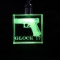 Glock 17 - 3D Crystal MultiColor LED Keychain