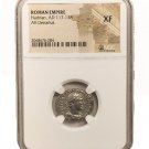 Roman Silver Denarius of Hadrian (AD 117-138) NGC(XF)