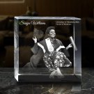 Custom Personalized 3D Laser Engraved Crystal with Gift Box –  Memory Keepsake