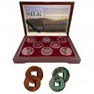 Ancient Coins of the Silk Road: 8 Coin Boxed Collection