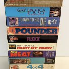 Gay 80s VHS cassette tapes Vintage RARE lot of 10 V44 Gay 80s VHS cassette tapes Vintage RARE lot of 10 V44