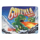 Godzilla Head Bubble Gum Retro Wrapper 1988 Micro Fleece Blanket Godzilla Head Bubble Gum Retro Wrapper 1988 Micro Fleece Blanket