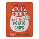 Kitch'n Cook'd Bar-B-Q Potato Chips Retro Snack Micro Fleece Blanket