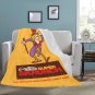 Willy Wonka's Super Skrunch Candy Bar 1970s Retro Micro Fleece Blanket