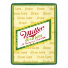 Miller 1960 High Life Vintage Style Beer Micro Fleece Blanket