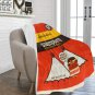 Laura Scudder's Wampum BBQ Corn Chips Vintage Wrapper 1970s Micro Fleece Blanket