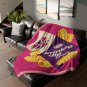 Bell Brand Krinkle Dip Chips Vintage Wrapper 1970s Micro Fleece Blanket