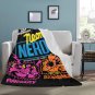 Willy Wonka Neon Nerds 1995 Retro Style Micro Fleece Blanket