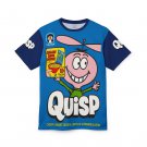 Quisp Cereal Box 1970s T-Shirt Quaker Vintage Style All Over Print Tee Unisex Quisp Cereal Box 1970s T-Shirt Quaker Vintage Style All Over Print Tee Unisex