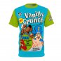 Vanilly Crunch 1972 Cereal Box T-Shirt Vintage Style All Over Print Tee Unisex