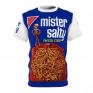 Nabisco Mister Salty Pretzel Sticks 1983 Box T-Shirt Vintage Style Tee Unisex Nabisco Mister Salty Pretzel Sticks 1983 Box T-Shirt Vintage Style Tee Unisex