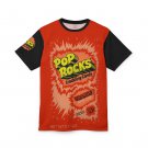 Pop Rocks Orange Flavor 1970s Candy Bag T-Shirt Vintage Style All Over Print Tee Unisex Pop Rocks Orange Flavor 1970s Candy Bag T-Shirt Vintage Style All Over Print Tee Unisex