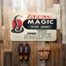 Apollo Magic Black Snakes Vintage 1970s Fireworks Style Doormat