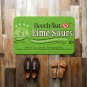 Beech-Nut Lime Sours Vintage Candy Wrapper Doormat Decor