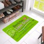 Beech-Nut Lime Sours Vintage Candy Wrapper Doormat Decor