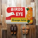 Birds Eye Orange Juice Vintage 1950s Style Doormat Birds Eye Orange Juice Vintage 1950s Style Doormat