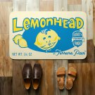 Lemonhead Retro Style Doormat 1970s Vintage Ferrara Pan Decor