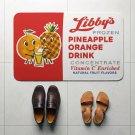 Libby's Pineapple Orange Drink Retro Style Doormat