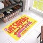 Life Savers Canadian Swirled Retro Style Doormat 1980 Vintage Art