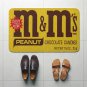 M&M's Peanut Star Trek Action Fleet 1980 Retro Style Doormat