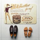 White Heather Sweets Retro Advertisement Doormat