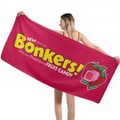 Bonkers! Strawberry Fruit Candy Vintage Style Beach Towel Bonkers! Strawberry Fruit Candy Vintage Style Beach Towel
