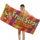 Fruit Stripe Bubble Gum Vintage Style Beach Towel Fruit Stripe Bubble Gum Vintage Style Beach Towel