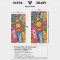 Fruit Stripe Bubble Gum Vintage Style Beach Towel