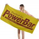 PowerBar Athletic Energy Food Vintage Style Beach Towel PowerBar Athletic Energy Food Vintage Style Beach Towel