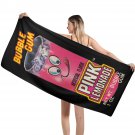 Topps Pink Lemonade Bubble Gum 1984 Retro Style Beach Towel Topps Pink Lemonade Bubble Gum 1984 Retro Style Beach Towel