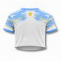 Argentina Womens Crop Soccer Jersey Fan Stadium World Cup 2026