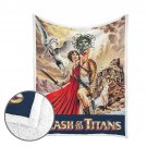 Clash of the Titans 1981 Flannel Sherpa Blanket Retro Cult Fantasy Throws