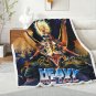 Heavy Metal 1981 Flannel Sherpa Blanket Retro Sci-Fi Cult Animated Throws
