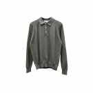 Brunello Cucinelli Cotton English rib sweater with half button and raglan sleeves