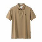 Brunello Cucinelli Cotton lightweight knit polo shirt with logo