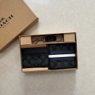 Coach Slim Billfold Wallet In Signature Canvas With Keychain