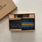 Coach Slim Billfold Wallet In Signature Canvas With Keychain