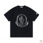 Moncler Fade Logo Print Cotton T-Shirt